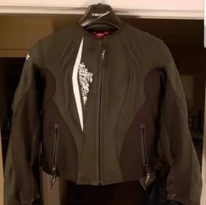 Ladies Teknic Leather Motorcycle Jacket